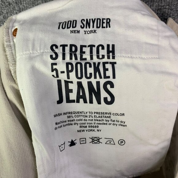 Todd Snyder Slim Fit 5-Pocket Stretch Corduroy Pant‎ 5 pocket Men’s Sz 32X32 - Picture 10 of 11